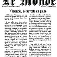 aleksander woronicki paris le monde